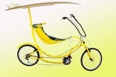 吊床自行車 顛覆傳統(tǒng)騎行體驗的創(chuàng)意產(chǎn)品